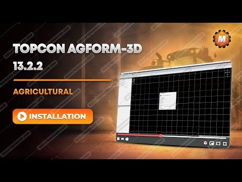 How To Install TOPCON AGFORM-3D 13.2.2