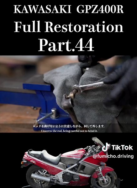 GPZ400R Full Restoration レストア #restoration #motorcycles #kawasaki #gpz400r #ninjya #バイク #ふみっちょドライビング