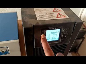 Bpe online ups onn and off demo service/online Ups input output/ups