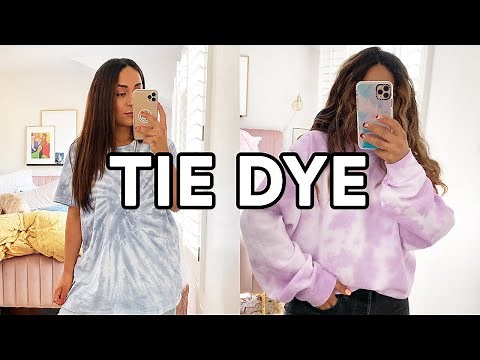 HOW TO TIE DYE?!? PRETTY PASTEL || DIY TIE DYE WITH RIT || IMLVH