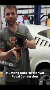 Mustang Auto-to-Manual Pedal Conversion