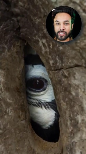 Why This Bird Trapped Itself Inside a Tree
