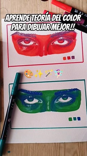 Aprende TEORÍA del COLOR para DIBUJAR MEJOR🪄 #aprendiendoadibujar #teoriadelcolor #dibujopasoapaso