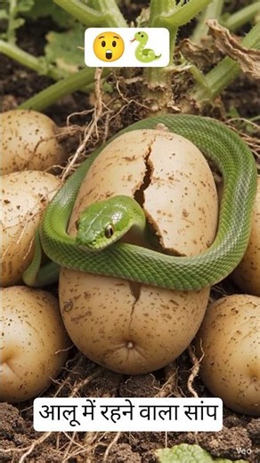 Snake made from potatoes 🐍😲 #potato #snake #algorithm