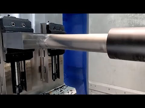 GODZILLA DRILL DESTROYS STEEL | NHM 6300 Horizontal Mill | DN Solutions