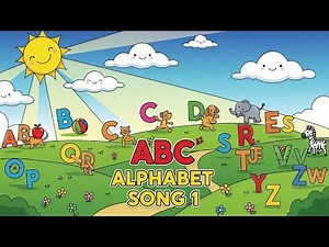 ABC Alphabet Song 1 🔤🎵 | Fun Learning & ABC Song for Kids | Happy Tales & Tunes