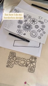 1.7K views · 10K reactions | Good morning friends! This is how I get started with my borderless design, I always use stencils for everything I do to maintain consistency of my work It also helps me get things done faster, as you can see I spend many hours on each cushion I do.. I never rush anything李 | Miles & Tate | Facebook