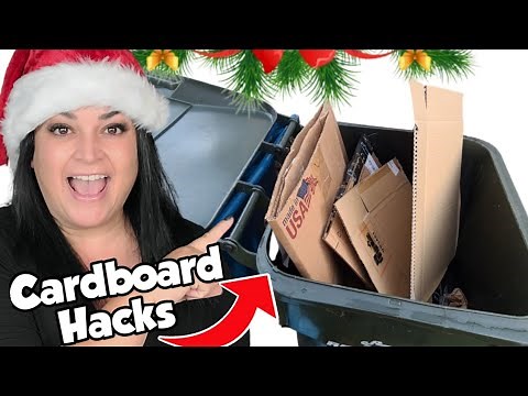 Christmas DIY Crafts Using CARDBOARD