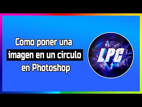 Como colocar una imagen dentro de un circulo en photoshop 🔵