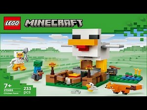 LEGO Instructions - Minecraft - 21585 - Chicken Farm - Minifig-scale