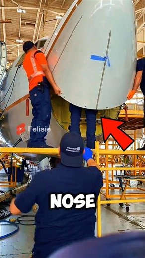 What's Inside an Airplane's Nose? You Won't Believe It! ✈️👃