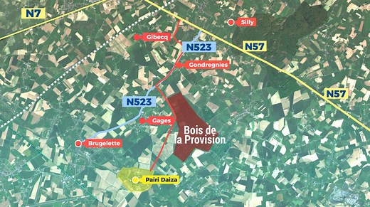Une nouvelle route d’accès vers le Parc Pairi Daiza? - RTBF Actus