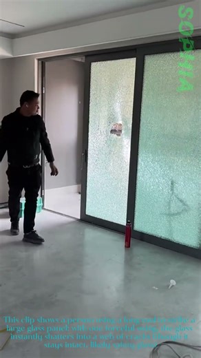 Testing Tough Glass— Watch It Shatter in One Powerful Strike!