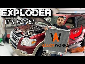 EXPLODER FINALLY RUNS! INSTALLING ALUMINUM RADIATOR FROM ALLOYWORKS!