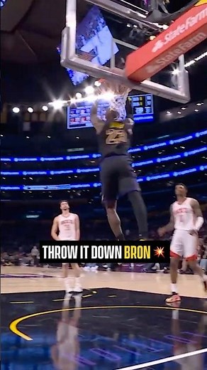 OH MY LEBRON 😳 #Lakers #NBAPlayoffs