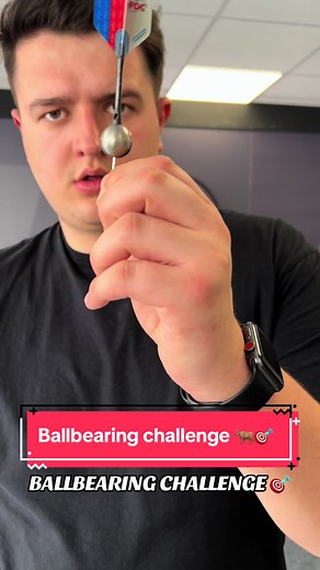 Bullhitters 65g ballbearing challenge 🐂🎯yu toob link in description🐂🎯 @TBD Darts @Dan Coates @McDarts @Red Dragon Darts #dart #darts #fyp #fypシ゚viral #worldchampionship #lukelittler #dartswm #bullhitters #youtube