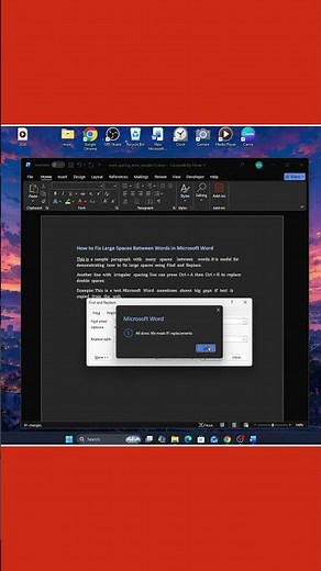 How to Remove Extra Spaces Between Words in Microsoft Word