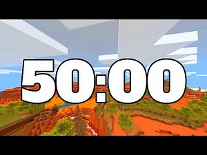 50 MINUTE TIMER. MINECRAFT TIMER.