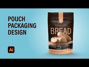 How to Pouch Packaging design in Adobe Illustrator CC