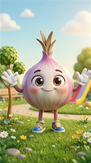 🧅 Funny Onion Song for Kids 🌈 | Nursery Rhymes & Kids Songs | Kids Garden