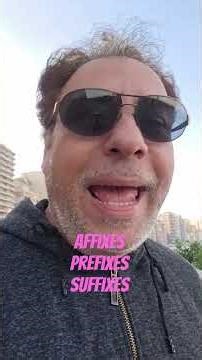 Affixes prefixes suffixes #الترجمة_الاحترافية #englishlanguage #english