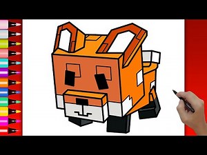 HOW TO DRAW RED FOX FROM GROW A GARDEN [ROBLOX]