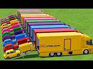 MINI Cars With Colors | Mini Auto vs Mini Cars Urban TRUCK In Fs22 | Farming Simulator 22 |