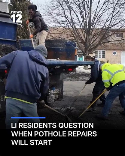 POTHOLE PATROL: Residents wonder when roads will be repaved as potholes continue to plague Long Island. After hearing from frustrated drivers, News 12 took a closer look at what’s being done to address the growing problem — and helped prompt a quick repair in one Levittown neighborhood. https://bit.ly/3MRdpfp | News 12 Long Island