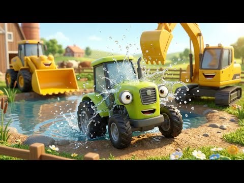 A Perfect Summer Day on Tractor Farm | All Characters | Cozy No Talking Animation 2025