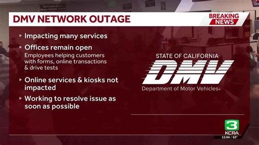 California DMV hit by network outage