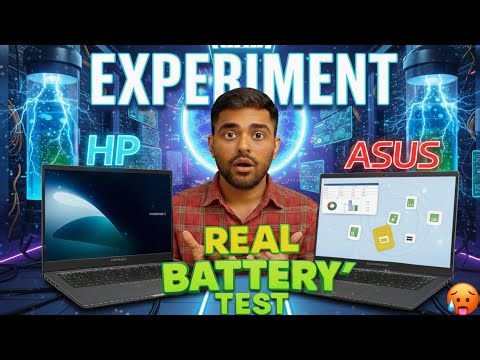 . Asus vs HP Battery Test 2025 | Charging Speed & Backup Comparison
