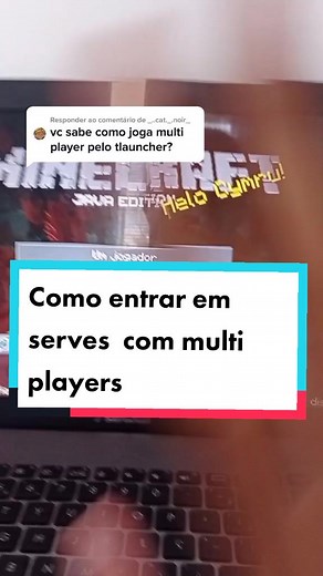 Como Entrar em Servidores de Minecraft TLauncher