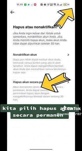 cara menghapus akun secara permanen #tutorial #trikdantips #berbagiskil #tiktokbercuan #pengembanganakun #edukasitiktok #viraltrending