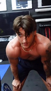 The old bull vs. the young calf! First workout back since LA and vacation in Hawaii! Stepped on a scale today and saw 235😳😳 I'm back to my playing weight! Time to lock in with Ryan and get this weight off! Ryan has been locked and led the way today! More to come! | Tyler Cameron