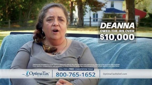 Optima Tax Relief TV Spot, 'Three Letters: Louie, Deanna and Eric'
