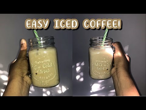 HOW TO MAKE ICED COFFEE WITH POWDERED CREAMER - QUICK AND EASY