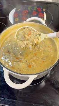 Let’s make some homemade chicken and rice soup!😋 #ChickenAndRiceSoup #SoupRecipes #DinnerIdeas