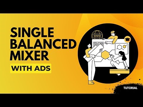 Designing a Single-Balanced Mixer in ADS | Step-by-Step Tutorial & Simulation Guide 📡🔧