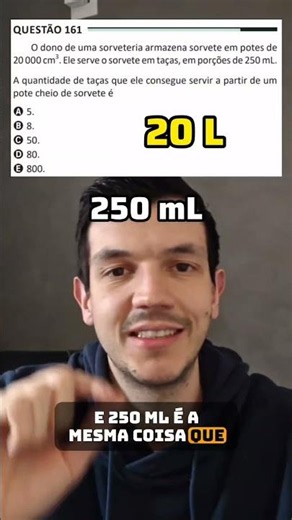 Solving in 42 seconds (with explanation) #enem