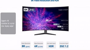 Cable Matters Mini DisplayPort to DisplayPort Adapter (Mini DP to DP) in Black - 4K Resolution Ready - Thunderbolt and Thunderbolt 2 Port Compatible & DisplayPort to DisplayPort Cable