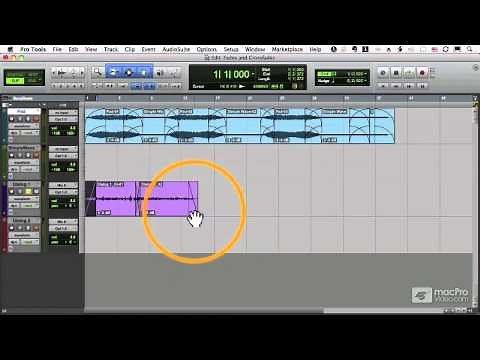Pro Tools 10 104: Editing Audio - 5 Editing Fade Ins and Fade Outs