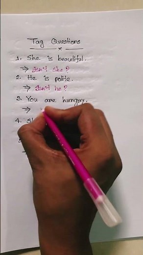 Tag Questions part 1 #englishgrammar #english