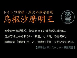 【7分聴くだけ】不浄を祓う烈音｜原音真言・烏枢沙摩明王│7 Minutes to Purify│Fierce Flame Mantra｜Ususama Vajra Fire King
