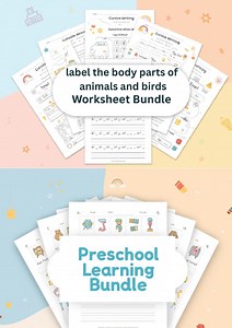 Animal Anatomy Worksheet Bundle, Homeschool Learning (PDF) - Etsy Canada