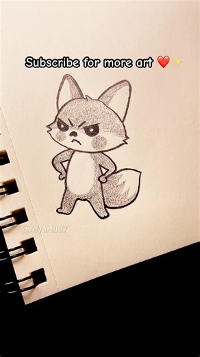 Why Is This Fox So Angry? 🦊🤔🔥# #drawing #howtodraw #art #fox #speedart #drawingprocess