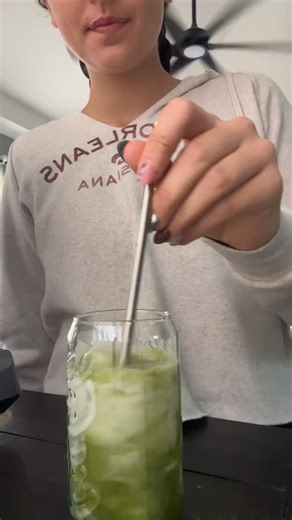 Mack on Instagram: "Matcha ASMR 💚 . . Recipe 1/2 tsp matcha Honey ( measure with your heart ) Hot water Milk of choice . . . . #asmr #matcha"