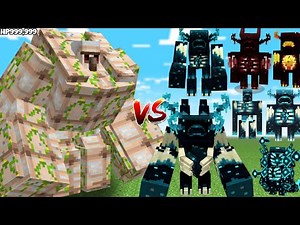 MUTANT TITAN IRON GOLEM vs ALL WARDEN!