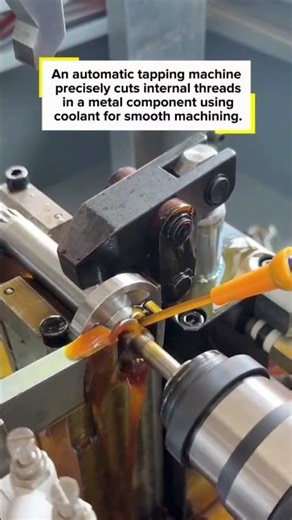 Automatic Thread Tapping Machine in Action