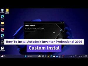 How To Custom Install of Autodesk Inventor 2026 Pro Full Step #custominstall #install #inventor2026
