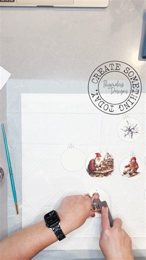 1.9K views · 24 reactions | These rub-on transfers work so well, they’ll make you say “wow”!  Available for purchase through the link in our bio! #thymelessdesigns #rubontransfers #diychristmasdecor #createsomethingtoday #OwenWilson #wow | Create Thymeless Designs | Facebook